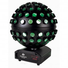 mirrorball effect-5x3watt tri leds-dmx stuurbaar