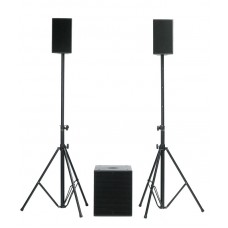 active speakerset + basskast 12inch 600W RMS