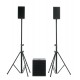 active speakerset + basskast 12inch 600W RMS