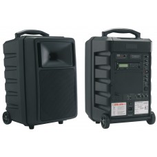 180W mobiel systeem met CD/USB/SD en draadloze mic