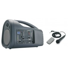 Compact mobiel systeem met USB/SD en draadloze mic