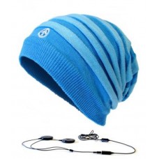Bonfire Blue, muts met ingebouwde headphones