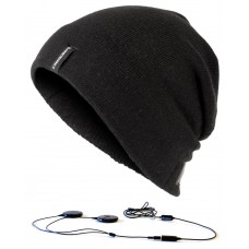 Perisher Black, muts met ingebouwde headphones