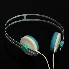 Tracks headphone Creme Blue with mic