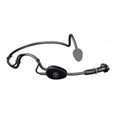 Headworn rugged condenser micro for sports use