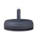 Haevy duty stand with shockmount isolation pad