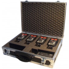 Empty Flight-case: 4 Beltpacks extreme + WBPC210