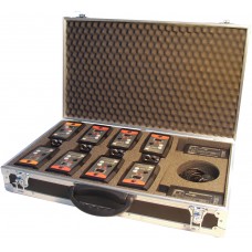 Empty Flight-case: 8 Beltpacks extreme + 2 WBPC210