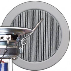 miniatuur inbouwluidspreker 100V, 6 watt, wit