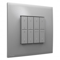 Silver wireless wall control