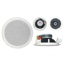 dual-cone inbouwluidspreker rond,100V,6W,white