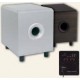 Actieve subwoofer, 100w, zilvergrijs, per stuk