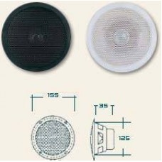 Ronde inbouw LS, waterproof wit per paar