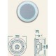 Ronde Spotlight LS,basic,20w,zilvergrijs,per paar