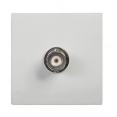 Cover plate BTicono standard + BNC socket - white