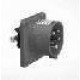 male chassis,230V blue-3contacts, CEE 230V/3 32A