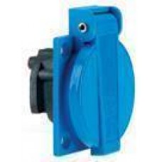 Panel socket schucko type straight 50x50 220V/16A