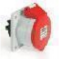 Female chassis 380V red-5contacts, CEE 380V/5 32A