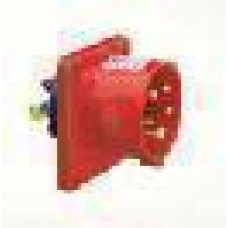 Male chassis 380V red-5contacts, CEE 380V/5 63A