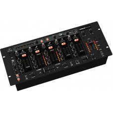 5-kanaals 19i rack-mountable DJ mixer+VGA crossf