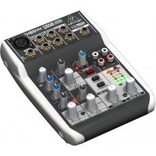 Premium 5-Input 2-Bus Mixer+ XENYX Mic Preamps