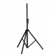 Aluminium speaker stand with tube blocker