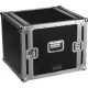 Flightcase 10U met kofferdeksel voor-en achteraan
