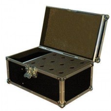 Flightcase for 12 microphones