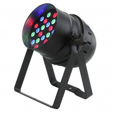 PAR 56 - 24 x 1W RGB LEDs - Incl remote - zwart