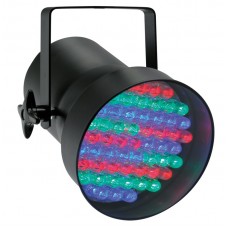 led par 38 - DMX - leds RGB black
