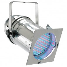 led par 64 long - DMX - leds RGB - silver