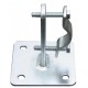 Bevestigingsplaatje voor buis dia 50mm