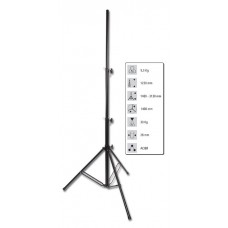 Metalen Tele-scopische voet 3m dia 28