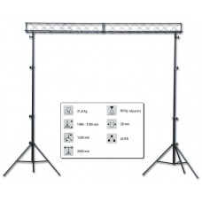 Lichtbrug met stalen truss L:3m H:3,20