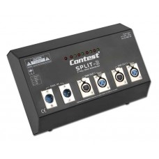 DMX splitter 1 ingang 2 uitgangen