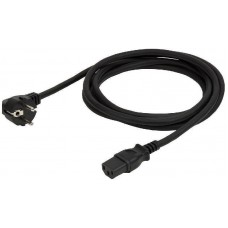 Cable 3x1.5mm 2m from Schuko Straight to IEC Femal