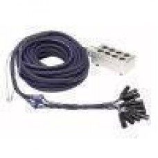 8 Way XLR Stagesnake 15mtr chrome