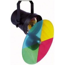 Pinspot with Colourwheel incl Bulb