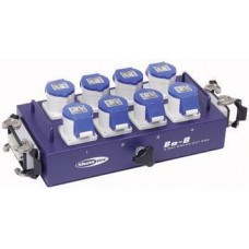 BO-8-E2 Break-out box with 8 CEE-forms + 2x16 pin
