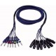 Studiosnake  8 Way XLR Female to Jack Mono 6m