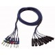 Studiosnake  8 Way XLR Male to Jack Mono 6m