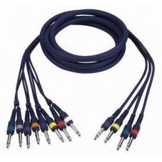 Studiosnake from 4 stereo Jack to 8 mono Jack  6m