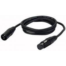 Neutrik XLR male to female incl. fastener 3mtr