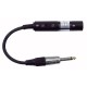 Trans Adaptor Jack Male to XLR Male