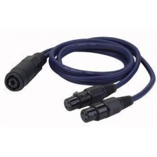 Speaker Female to 2 XLR Female Speakercable 150cm