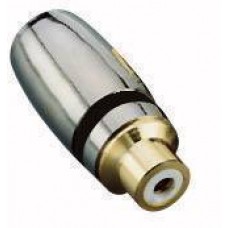 RCA Plug  Female gold plated black
