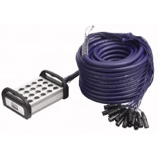 Multisnake 24 in 4 out XLR with Stageblock 30m