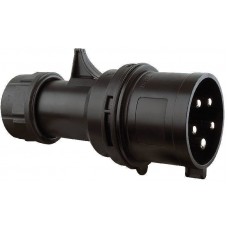 CEE 32A 380V 5p 6h Male Black twist IP44