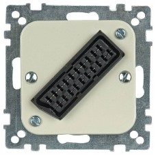 Moutingplate for scart connector