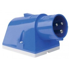 CEE Form 16A 3 Pin Wallmount Male